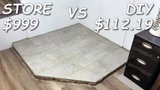 How to Build a Tile Hearth For a Wood Stove Fireplace Cheap and Easy [upl. by Nuhs]