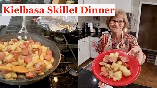 Kielbasa Skillet Dinner  Quick amp Easy Recipe  Budget Friendly [upl. by Aihtenyc]