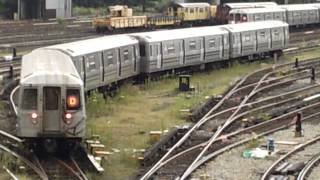 IND Concourse Yard 4Car R68 D Train Part 2 [upl. by Amrita808]