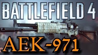 Battlefield 4 AEK971 Assault Rifle Review Top 3 Best Guns BF4 Gameplay Commentary [upl. by Novyert]