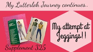 Lutterloh System  Making trousers from Supplement 325  A fun journey [upl. by Haleak581]