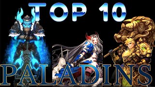 Crusaders Quest TOP 10 PALADINS [upl. by Enyledam]