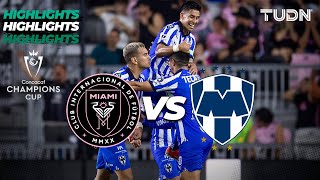 HIGHLIGHTS  Inter Miami 12 Monterrey  CONCACHAMPIONS 2024  TUDN [upl. by Verger410]