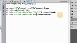 Flash AS3 UILoader Component Tutorial Load external images [upl. by Myron]