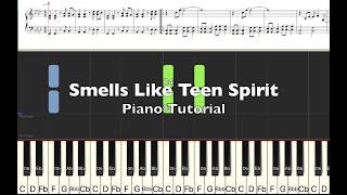 quotSmells Like Teen Spiritquot Piano Tutorial [upl. by Eiddam]