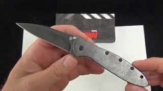 Kershaw Leek Composite Blade Blackwash Finish [upl. by Gnil961]