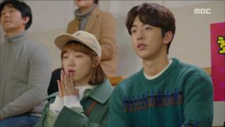 Weightlifting Fairy Kim Bok Ju 역도요정 김복주 ep14 Soojin throw up a game20170104 [upl. by Llehsam]