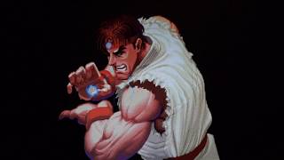 X68000 Super Street Fighter II Attract Mode running on XVI  16mhz [upl. by Araihc]