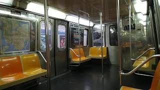 MTA NYC SubwayR68 D train ride from Atlanta Avenue Barclays Center to West 4th Street [upl. by Assilev]