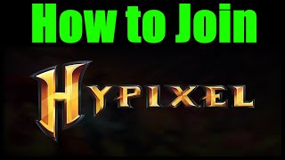 How to join and play Hypixel  Minecraft Java [upl. by Hamford]