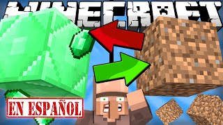 Si Las Esmeraldas y la Tierra Cambiasen Lugares  Minecraft [upl. by Anaeel]