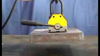 Industrial Magnetics Inc PowerLift® Lift Magnet Demo [upl. by Aloysia]