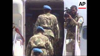 Somalia  AntiUS Demo As Pakistani Contingent Mov [upl. by Falkner]