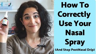 How to Use a Prescription Nasal Spray [upl. by Rosabella]