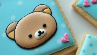 How To Decorate A Rilakkuma Cookie [upl. by Augustina]