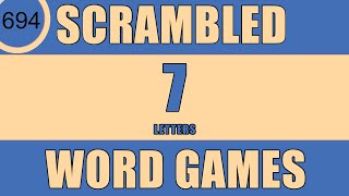 Scrambled Word Games  Can you guess all scrambled words Jumbled Words Guess the Word Games [upl. by Haizek]