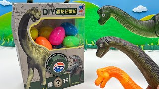 New Dinosaur Machine  Brachiosaurus Tyrannosaurus Pteranodon Dinosaur Puzzle 공룡 브라키오사우루스 [upl. by Auston]