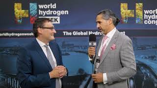 Exclusive interview with Bart Biebuyck of Green Energy Park at World Hydrogen Week [upl. by Aicaca]