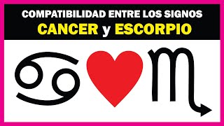 Compatibilidad entre los signos CÁNCER y ESCORPIO ♋♏ [upl. by Stockwell]