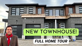 Home Tour New Townhouse In Cambridge Ontario Canada  Homes in Canada Tabish Khan Real Estate [upl. by Anelak]