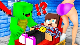 JJ are TRAPPED by TV WOMAN and Mikey in Minecraft  Maizen [upl. by Vivia77]