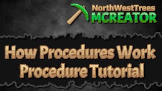 How Procedures Work  MCreator [upl. by Rebel731]