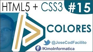 Tutoriales HTML5  CSS3  15 Colores [upl. by Ez995]