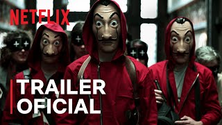 La Casa de Papel  Trailer oficial  Netflix Brasil [upl. by Haroppizt]