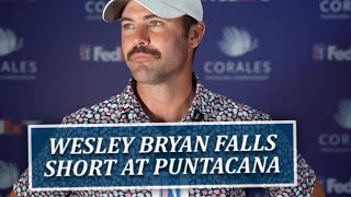 Wesley Bryan Falls Short At Puntacana [upl. by Weywadt]