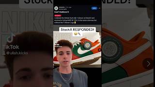 StockX RESPONDED 😭👟 stockx sneakers 711 dunklow sb resell reselling goat reseller [upl. by Ssidnak]