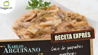 Receta Exprés Guiso de gazpachos manchegos de Cuenca [upl. by Anoval]