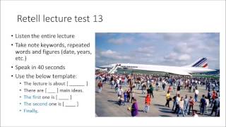 PTE Practice test Retell lecture 13 [upl. by Latsyrd144]