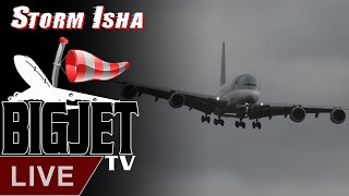 LIVE Storm Isha at London Heathrow Airport [upl. by Geesey]