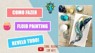 Pintura Fluida Fluid Painting  Derramamento Acrílico  Acrílico Derramado [upl. by Tega]