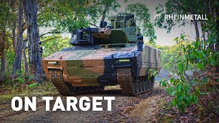 Rheinmetall Lynx in motion – Live firing [upl. by Nylhtak]