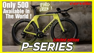 New Cervelo P Series Paris green Limited edition  Special TT bike only 500  world wide [upl. by Yadsnil885]