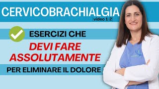 12 CERVICOBRACHIALGIA  3 Esercizi di Stretching per eliminare il dolore a Collo e Braccia [upl. by Faustine]