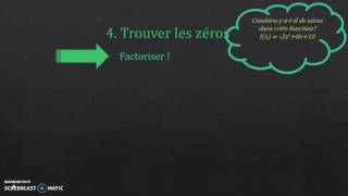 Tracer une fonction quadratique [upl. by Kelam]