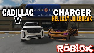 ROBLOX  1000HP CADILLAC CTS  V amp 1000HP JAILBREAK TAKEOVER PROSTREET PARKING 😱 [upl. by Bayard28]