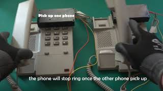 Homemade Intercom Phone [upl. by Shrier358]