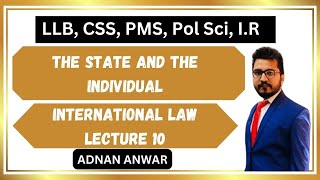 The State and the Individual in International Law llb css pms lawlectures pu polsci IR IL [upl. by Novyat]