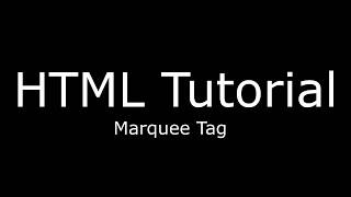 HTML Marquee tag with change height width color direction [upl. by Idihc606]