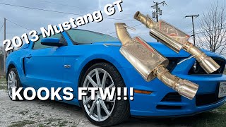 Mustang GT 50 Straight Pipe versus Kooks Axle Back You won’t believe the difference [upl. by Iphagenia464]