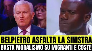 BELPIETRO BASTA LEZIONI MORALISTE DELLA SINISTRA SUI MIGRANTI [upl. by Deragon]