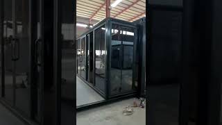 So easy to install this prefab mini house  expandablecontainerhome prefabmodularhome tinyhouse [upl. by Palocz]