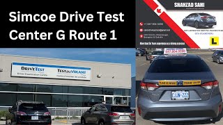 G Route for SIMCOE DRIVE TEST CENTRE  1 6478040200 [upl. by Wsan]