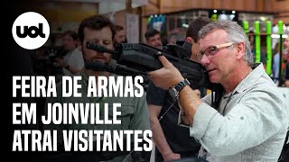 Feira de armas de fogo em Santa Catarina atrai público brasileiro [upl. by Rento]