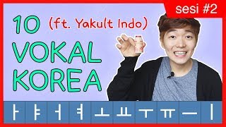 Huruf Vokal Dasar Bahasa Korea dalam 5 Menit  Pendasaran Hangeul 2 [upl. by Onafets]