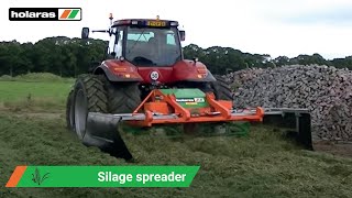 Holaras  Siloverteiler VIKING an CaseIH Magnum 225 [upl. by Grizelda]