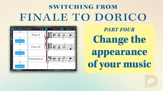 Changing the appearance of your music  Switching from Finale to Dorico [upl. by Anika]